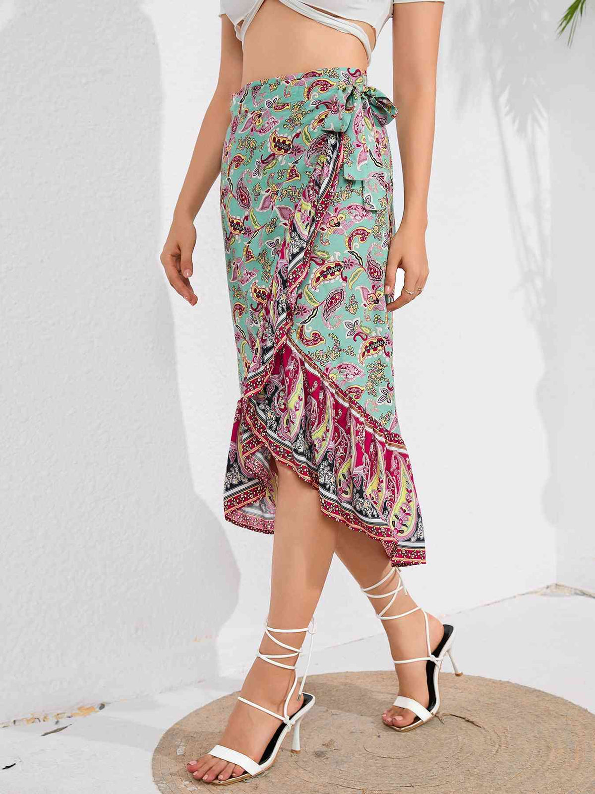 Boho Breeze Midi Skirt