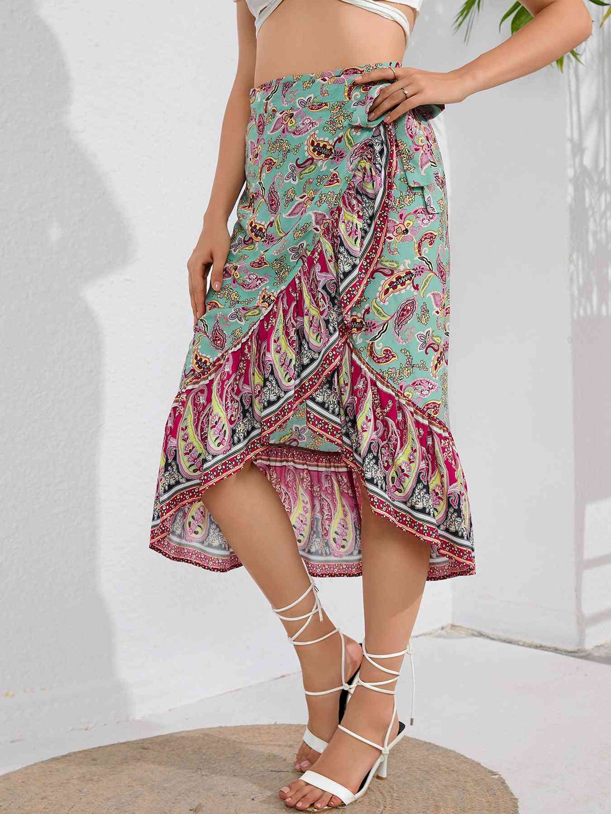 Boho Breeze Midi Skirt