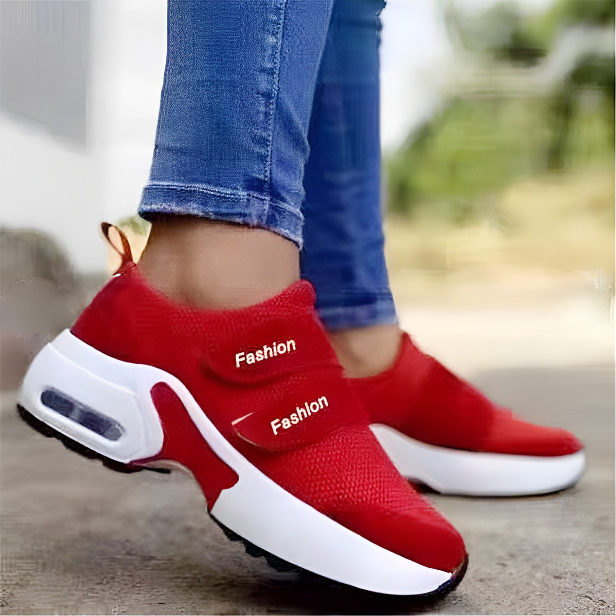 Chaussures de Sport Respirantes pour Femmes avec Semelle Épaisse et Coussin d'Air