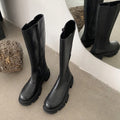 Bottes Martin Rétro Britanniques à Bout Rond pour Femmes