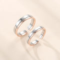 Nouvelle Bague Couple Track en Argent