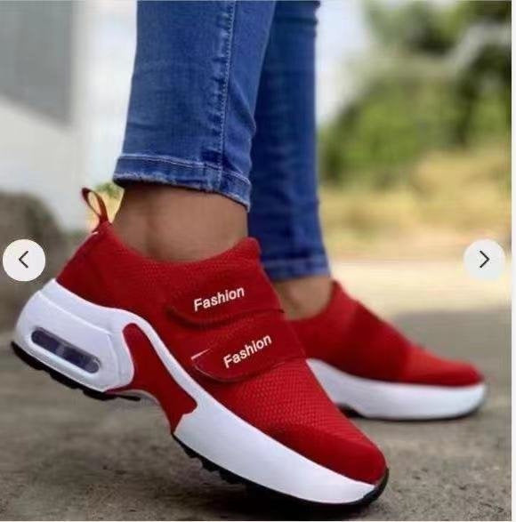 Chaussures de Sport Respirantes pour Femmes avec Semelle Épaisse et Coussin d'Air