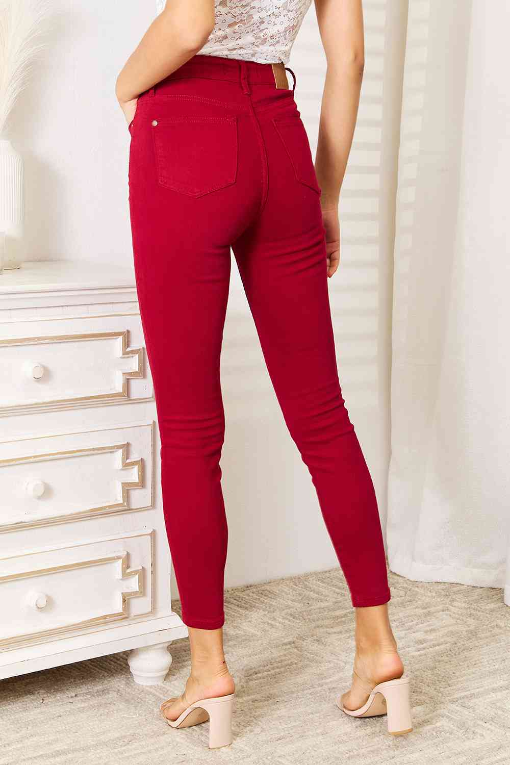 Jenna Elegant High Waist Skinny Trousers