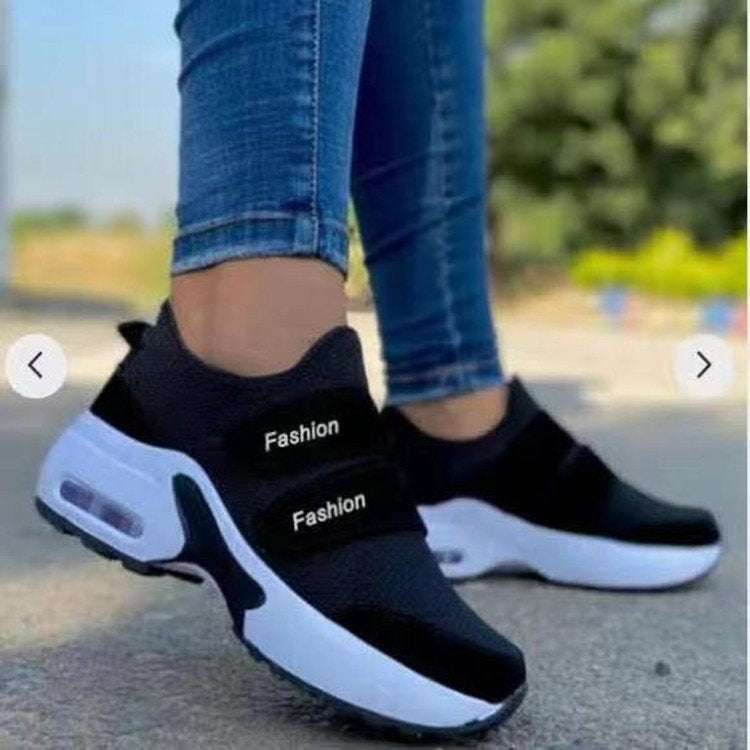 Chaussures de Sport Respirantes pour Femmes avec Semelle Épaisse et Coussin d'Air