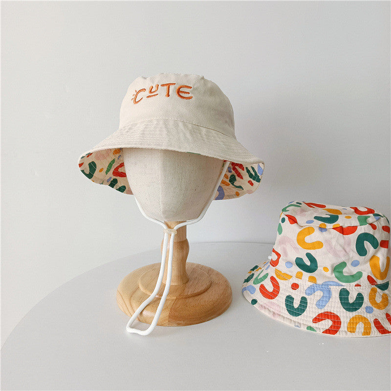 Casquette pour Enfants Imprimée Recto-Verso avec Lettres