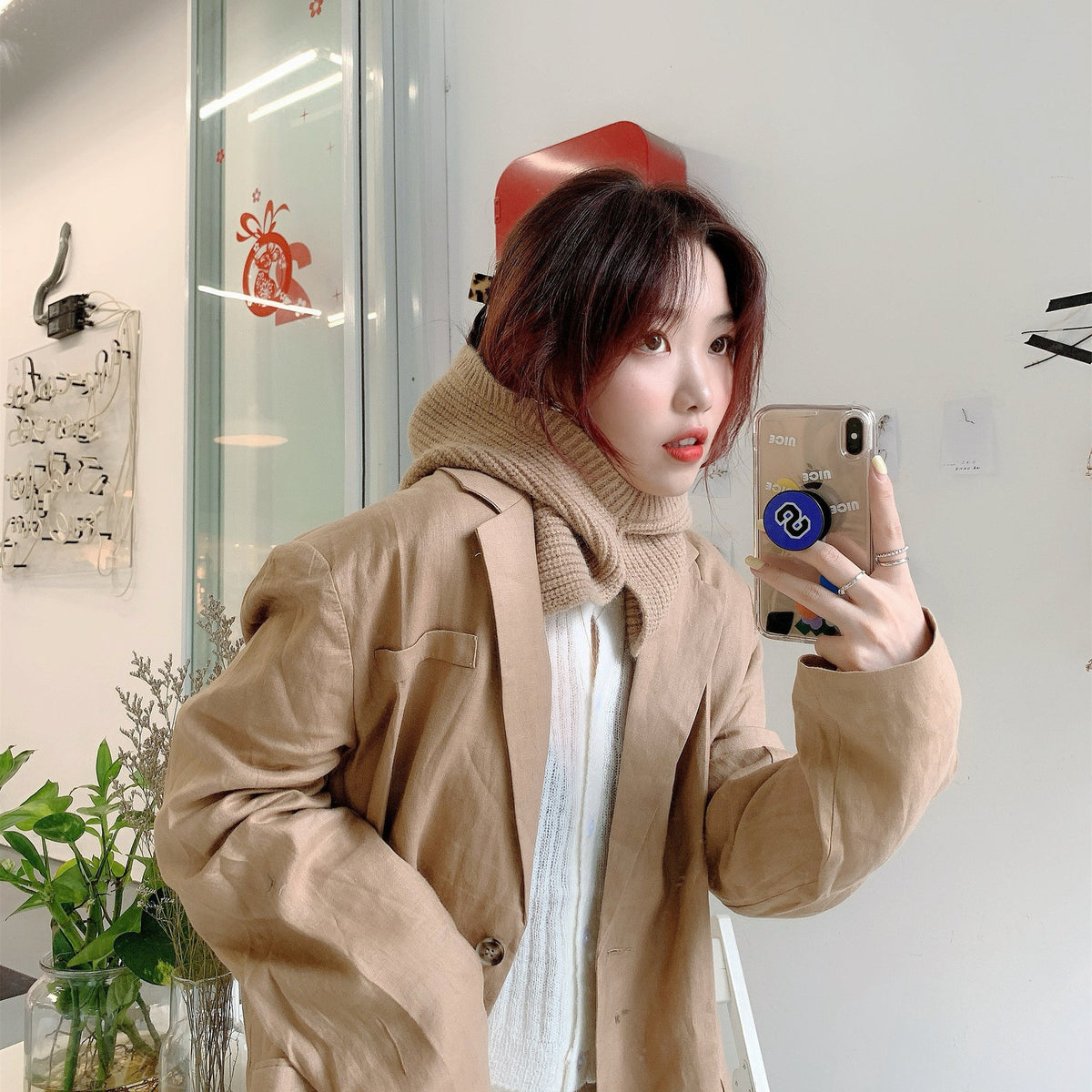 Sophisticated Korean Winter Accessory Set