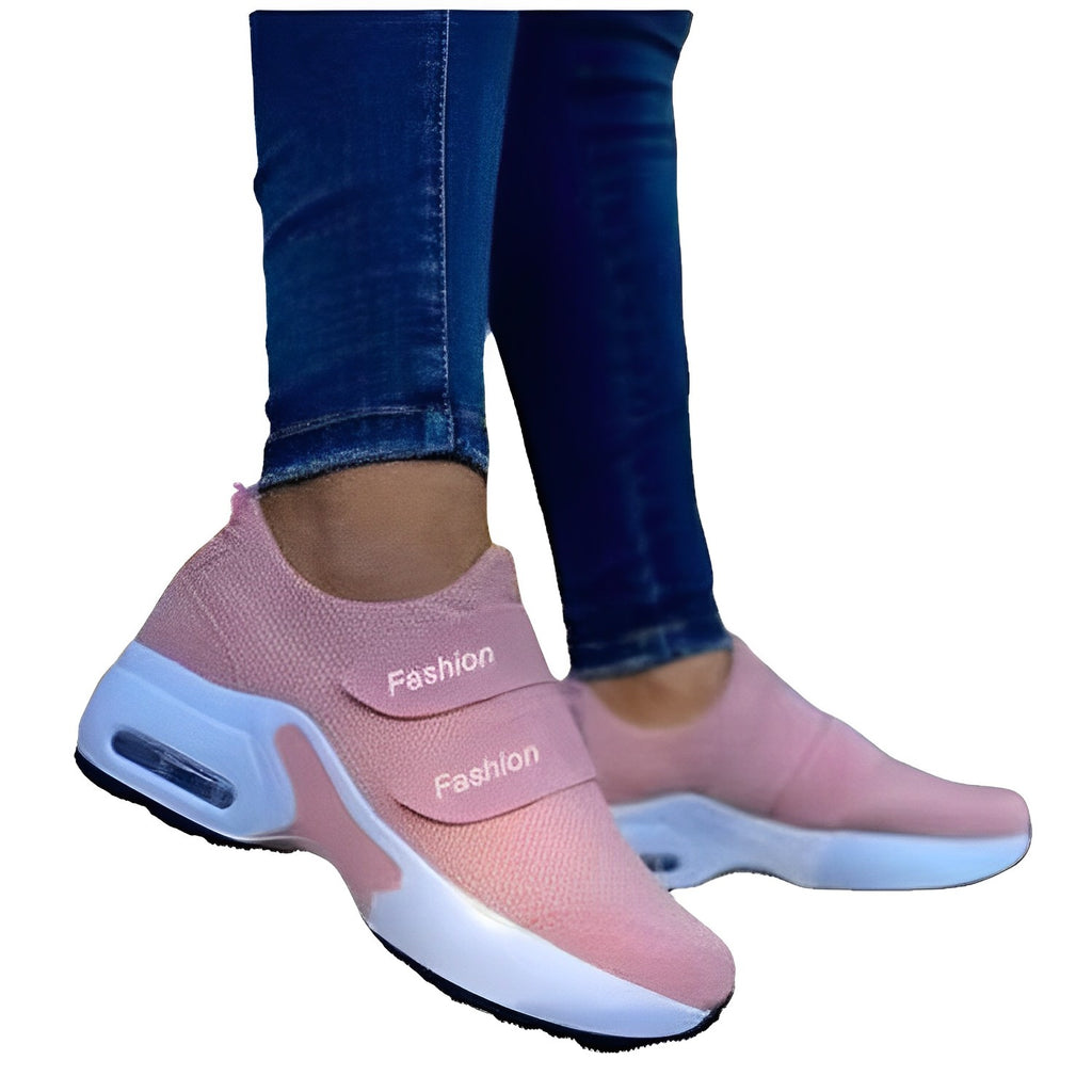 Chaussures de Sport Respirantes pour Femmes avec Semelle Épaisse et Coussin d'Air
