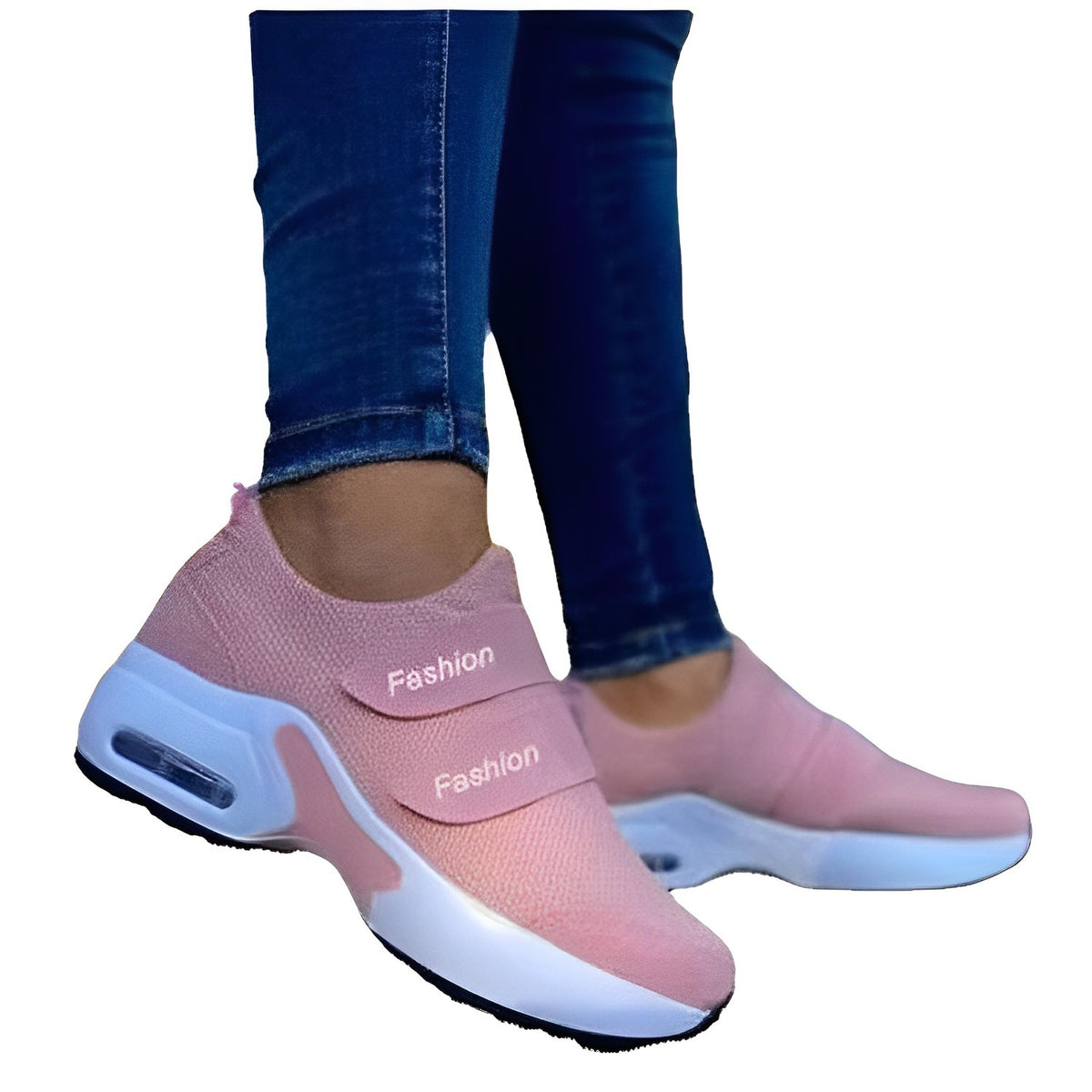 Chaussures de Sport Respirantes pour Femmes avec Semelle Épaisse et Coussin d'Air