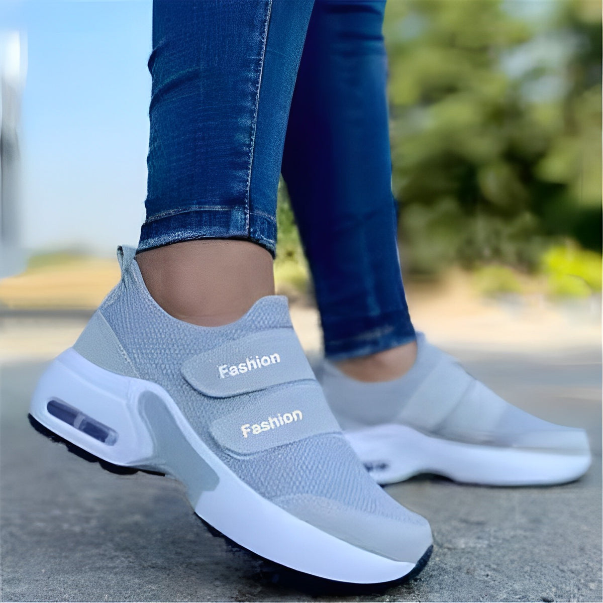 Chaussures de Sport Respirantes pour Femmes avec Semelle Épaisse et Coussin d'Air