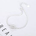 Sophisticated Daisy Charm Ladies' Bracelet
