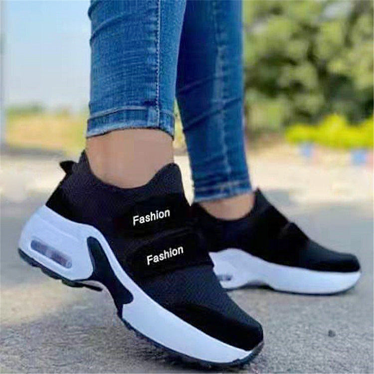 Chaussures de Sport Respirantes pour Femmes avec Semelle Épaisse et Coussin d'Air