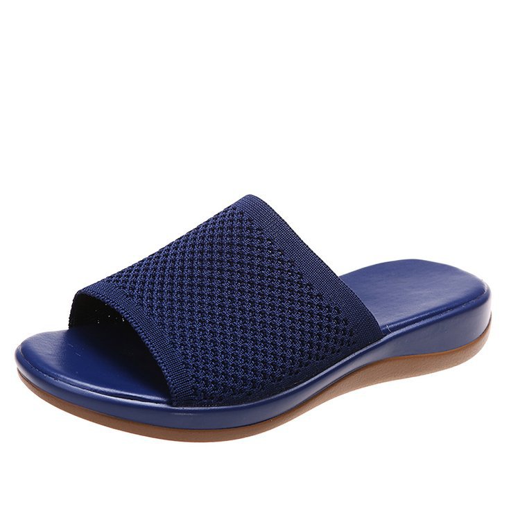 Elegant Weave Elevated Wedge Sandals