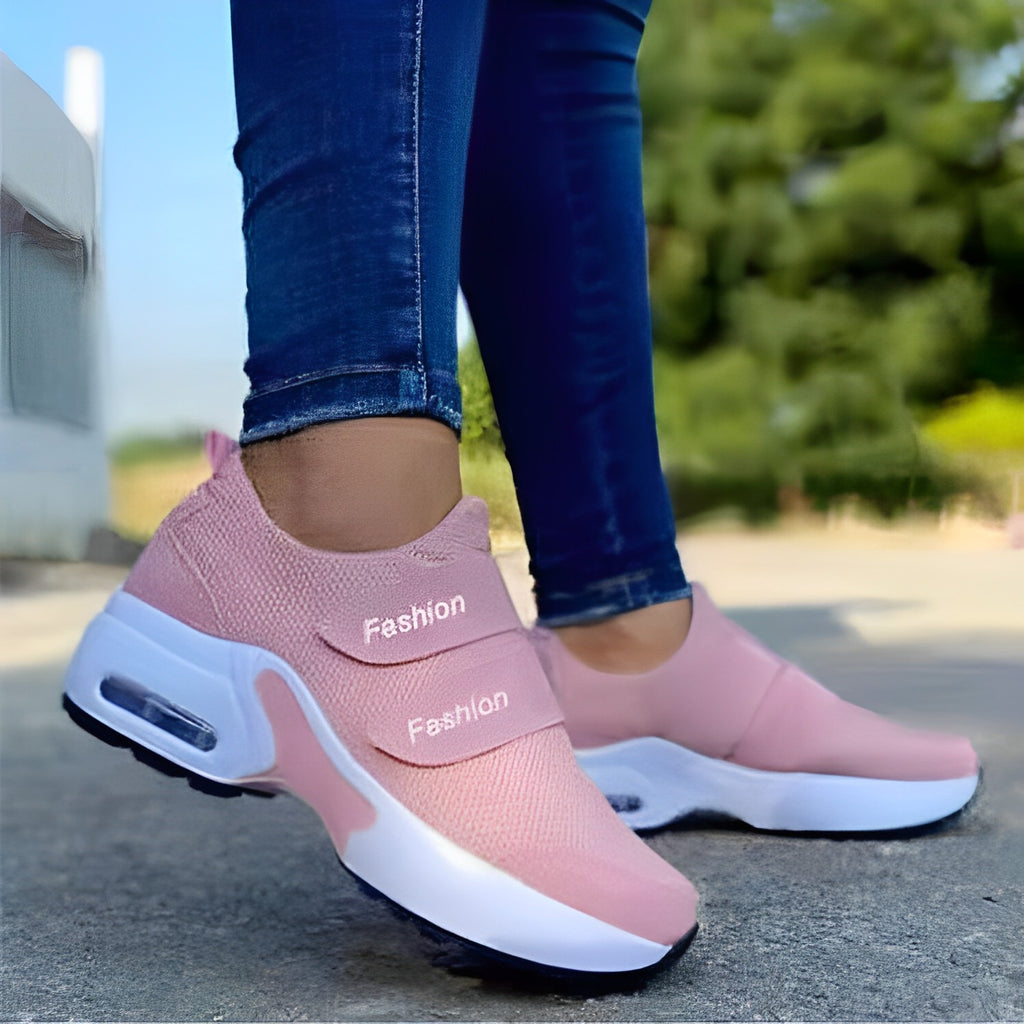Chaussures de Sport Respirantes pour Femmes avec Semelle Épaisse et Coussin d'Air